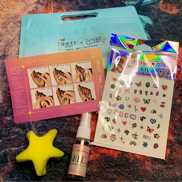 SOLD ON MERCARI 💜 Inked by Dani and Nails bu Mei Set - NWT - Picture 1 of 10